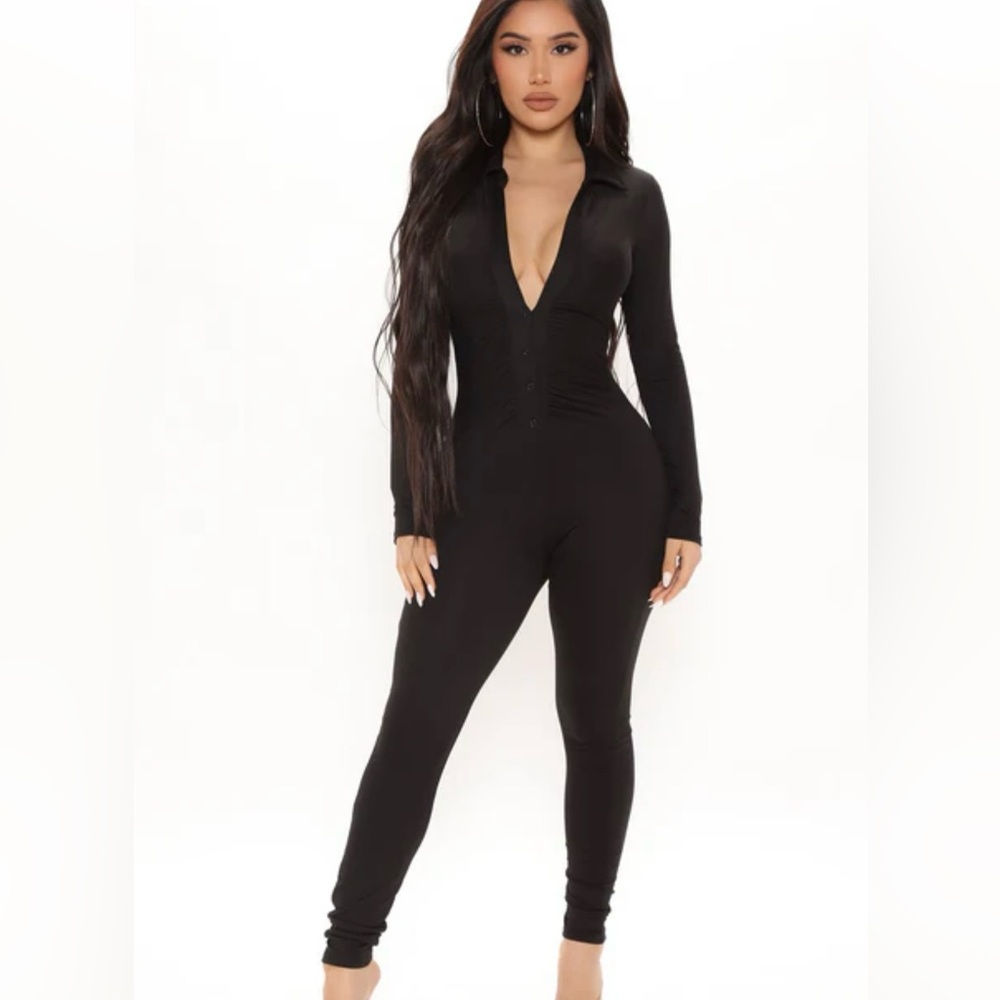 Fashion Nova Black Jumpsuit